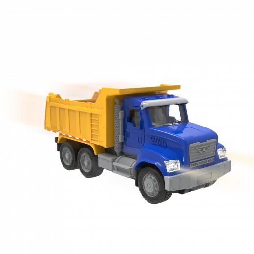 Driven, RC Dump Truck Remote Control Construction Dump Truck with Working Dump Bed Lights and Sounds Micro Series Toy Truck Vehicle for Kids Age 3 Years and Up - Driven - Image 4