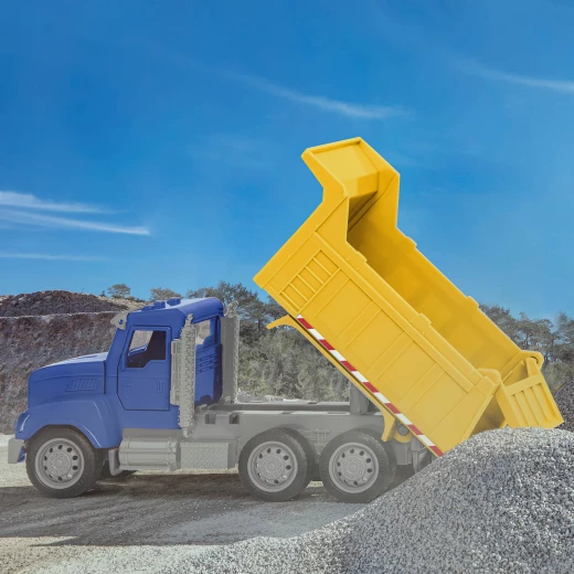 Driven, RC Dump Truck Remote Control Construction Dump Truck with Working Dump Bed Lights and Sounds Micro Series Toy Truck Vehicle for Kids Age 3 Years and Up - Driven - Image 5