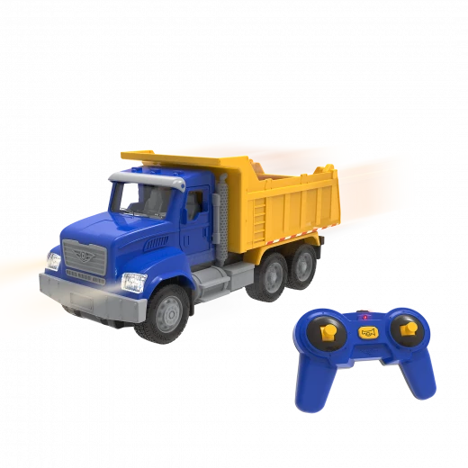 Driven, RC Dump Truck Remote Control Construction Dump Truck with Working Dump Bed Lights and Sounds Micro Series Toy Truck Vehicle for Kids Age 3 Years and Up - Driven - Image 6