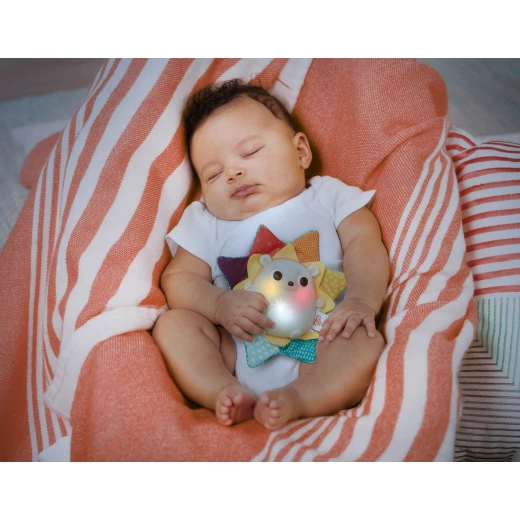B. Toys, RainGlow Buddy Sensory Baby Hedgehog Toy With Music Lights Soft Fabric And Portable Clip On Design For Newborns And Babies - B. toys - Image 7