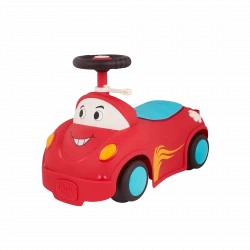 B. Toys, Ride On Race Car Rollin Riders Freddy Zoom Interactive Toddler Ride On Car With Lights Sounds Songs Removable Handle Storage Space Walker Toy For Kids 1 Year Plus