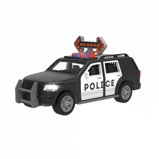 Driven, Micro Rescue Fleet Emergency Vehicle Toy Set Fire Truck Police SUV Helicopter with Lights and Sounds Kids Rescue Vehicles Playset Age 3+ - Driven - Image 2
