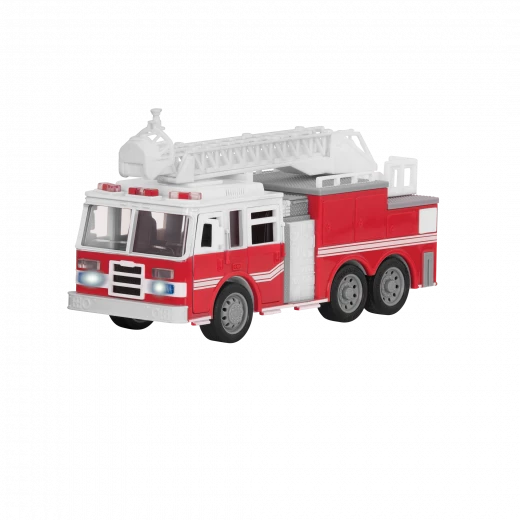 Driven, Micro Rescue Fleet Emergency Vehicle Toy Set Fire Truck Police SUV Helicopter with Lights and Sounds Kids Rescue Vehicles Playset Age 3+ - Driven - Image 5