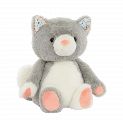 B. Toys, Happyhues Cloudy Cosmo Plush Cat Soft Stuffed Animal 12 Inch Baby Toy Cuddly Kitten Machine Washable Safe Newborn Gift Comfort Toy Single Item