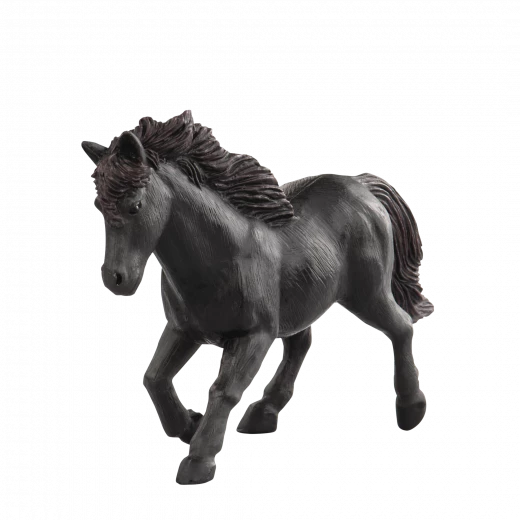 TERRA, Miniature Horse Figures Toy Set Realistic Plastic Horse Animals for Kids American Paint Horse Arabian Stallion Clydesdale Shetland Pony Educational Farm Toy 3+ - Terra - Image 2