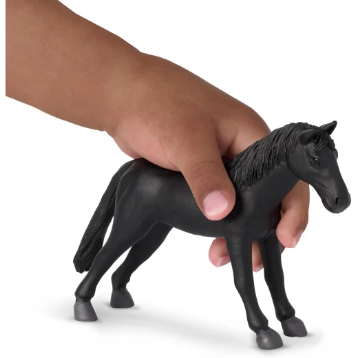 TERRA, Miniature Horse Figures Toy Set Realistic Plastic Horse Animals for Kids Appaloosa Tinker Pinto Thoroughbred Arabian Tennessee Walking Horse Educational Farm Toy 3+ - Terra - Image 3