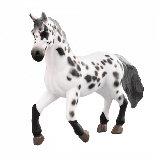 TERRA, Miniature Horse Figures Toy Set Realistic Plastic Horse Animals for Kids Appaloosa Tinker Pinto Thoroughbred Arabian Tennessee Walking Horse Educational Farm Toy 3+ - Terra - Image 6