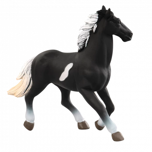 TERRA, Miniature Horse Figures Toy Set Realistic Plastic Horse Animals for Kids Appaloosa Tinker Pinto Thoroughbred Arabian Tennessee Walking Horse Educational Farm Toy 3+ - Terra - Image 7