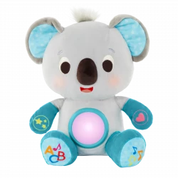 B. Toys, Interactive Plush Toy Learning Sidekick Koala Kiki for Newborns with Light-Up Belly 35+ Songs Sounds and Phrases Educational Music Colors Shapes and Bedtime Lullabies