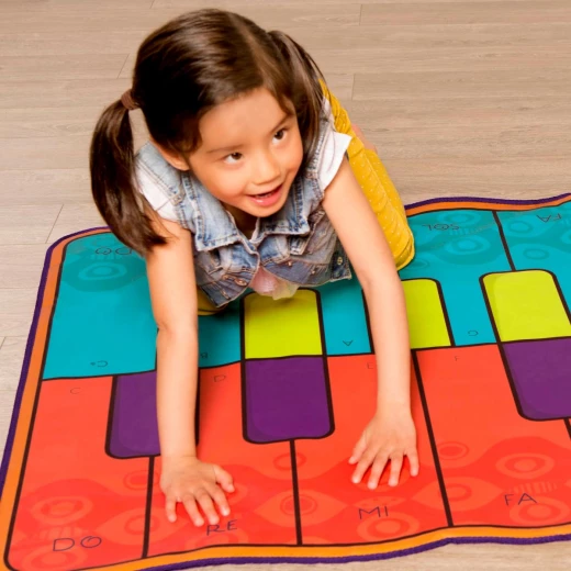 B. Toys, Boogie Woogie Musical Piano Dance Mat With Interactive Sounds Animal Effects Foldable Floor Keyboard And Musical Activity Playset For Kids 3 Years Plus - B. toys - Image 4