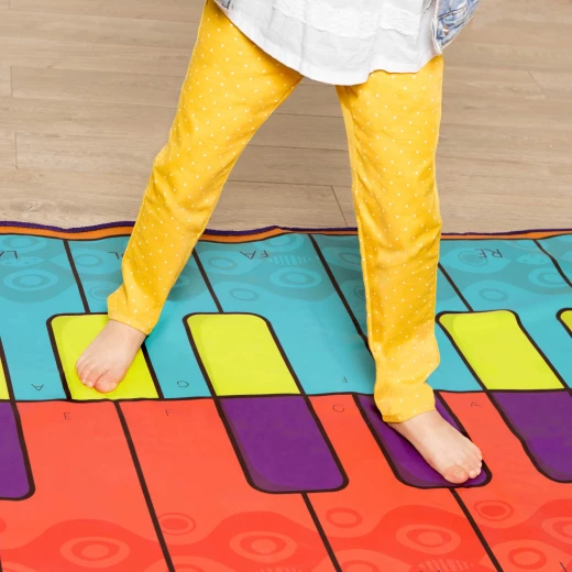 B. Toys, Boogie Woogie Musical Piano Dance Mat With Interactive Sounds Animal Effects Foldable Floor Keyboard And Musical Activity Playset For Kids 3 Years Plus - B. toys - Image 5