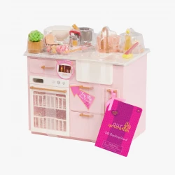 Our Generation Electronic Kitchen Island Set For 46 Cm Dolls