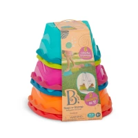 B. Toys, Kids Steppers Colorful Stepping Stones Set With Strings Indoor Outdoor Active Balance Game Gross Motor Skills Coordination Toy For Children Different Sizes Interactive Play Set