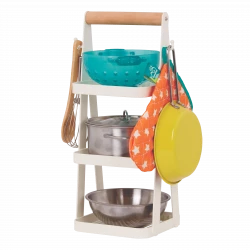 B. Toys, Mini Chef Pot and Pan Playset Kitchen Accessories Cookware Role Play Pretend Cooking Set Storage Rack Educational Toy Age 3 Plus Kids Cooking Set Learning Skills