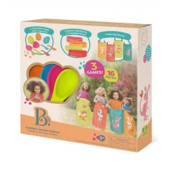B. Toys, 3 Outdoor Games For Kids Racing Sacks 3 Legged Race Bands Egg And Spoon Game Outdoor Games Galore Party Activity Set For Kids 5 Years Plus Active Group Play Coordination Skills