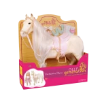 Our Generation, Enchanting Horse 20" Toy with Rainbow Hair & Accessories for Kids Ages 3+ Compatible with 18" Dolls Saddle Bridle Comb - Our Generation