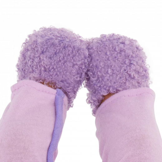 LullaBaby, Baby Doll Pajama Outfit Purple Pajama Onesie Headband Fuzzy Slippers Teether 14 Inch Soft Safe Materials Perfect for Kids Ages 2 Years and Up Interactive Nurturing Role Play Imaginative Nighttime Play Gift Set - Lullababy - Image 5