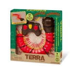 TERRA, Giant Scolopendra Remote Control Centipede Toy LED Eyes Realistic Crawling Insect RC Movement Kids 6+ Interactive Educational Animal Toy Long Body Flexible Motion - Terra