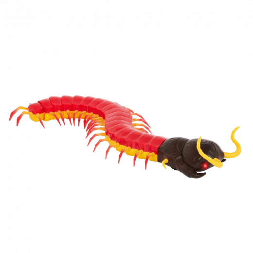 TERRA, Giant Scolopendra Remote Control Centipede Toy LED Eyes Realistic Crawling Insect RC Movement Kids 6+ Interactive Educational Animal Toy Long Body Flexible Motion - Terra - Image 3