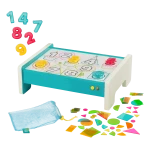 B. Toys, Light Box Playset Look And Shine Educational Light Box 71 Piece Set Shapes Numbers Templates Dry Erase Markers USB C Or Battery Powered Learning Toy For Kids 3 Years Plus Creative Play - B. toys