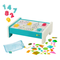 B. Toys, Light Box Playset Look And Shine Educational Light Box 71 Piece Set Shapes Numbers Templates Dry Erase Markers USB C Or Battery Powered Learning Toy For Kids 3 Years Plus Creative Play