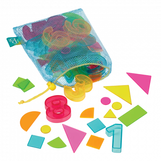 B. Toys, Light Box Playset Look And Shine Educational Light Box 71 Piece Set Shapes Numbers Templates Dry Erase Markers USB C Or Battery Powered Learning Toy For Kids 3 Years Plus Creative Play - B. toys - Image 4
