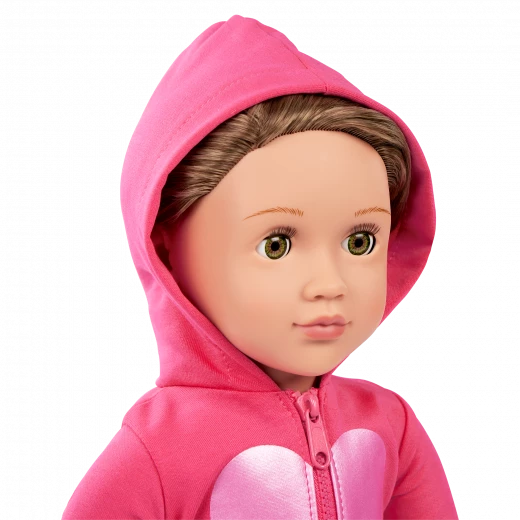 Our Generation, Skate into Fun Skateboarding Outfit & Accessories for Kids Ages 3+ 18" Doll Clothes Hoodie Skort Shoes Skateboard - Our Generation - Image 4
