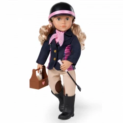 Our Generation, Abby 46 cm Horseback Riding Doll with Hazel Eyes Blonde Hair & Equestrian Outfit Accessories for Kids Ages 3+