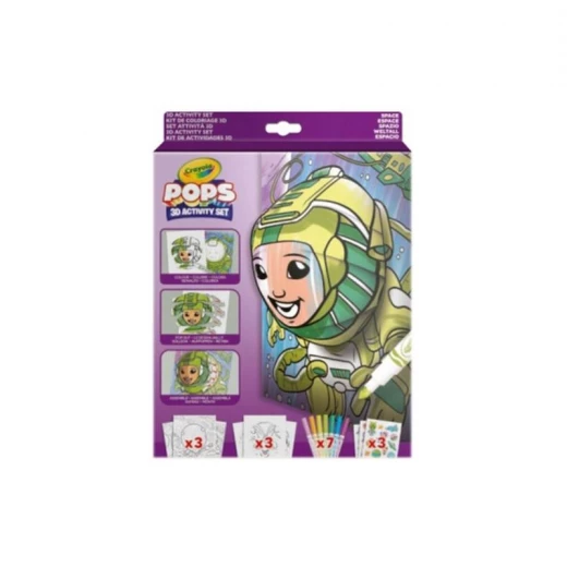 Crayola | 3D Activity Set for Colouring and Creating 3D Pictures, Creative Activity and Gift for Children Crayola | 3D Activity Set for Colouring and Creating 3D Pictures, Creative Activity and Gift for Children