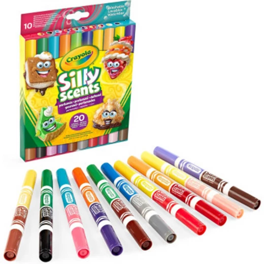 Crayola | Silly Scents Washable Double Tip Maxi Scented Markers Crayola | Silly Scents Washable Double Tip Maxi Scented Markers
