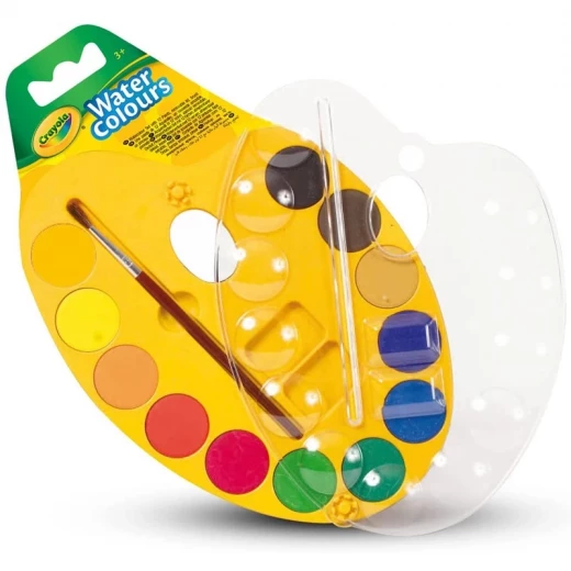 Crayola | 12 Watercolours Paint Palette Crayola | 12 Watercolours Paint Palette