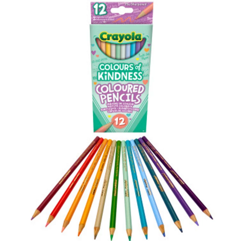 كرايولا - كرايولا 12 قلم رصاص من الألوان اللطيفة - كرايولا