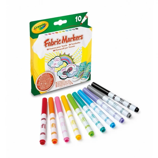 Crayola, Fabric Markers, 10 pcs - Crayola - Image 2