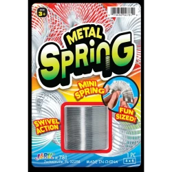 JARU, Vintage Mini Metal Spring Toy for Children Ages 3 and Up Educational and Entertaining Stress Relief Fun Magic Tricks Party Favors Goodie Bags Carnival Prizes