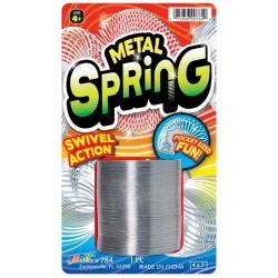 JARU, Classic Metal Spring Toy for Children Ages 3 and Up Educational and Entertaining Stress Relief Fun Magic Tricks Party Favors Goodie Bags Carnival Prizes