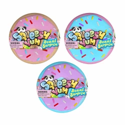 JARU, Squeesh Yum Donut Surprise Squishy Toy in Donut Container Sensory Squeeze Novelty Toy Random Style 1 Piece