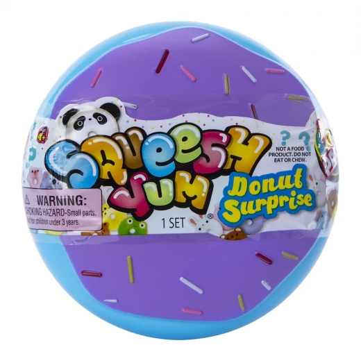 JARU, Squeesh Yum Donut Surprise Squishy Toy in Donut Container Sensory Squeeze Novelty Toy Random Style 1 Piece - Jaru - Image 6
