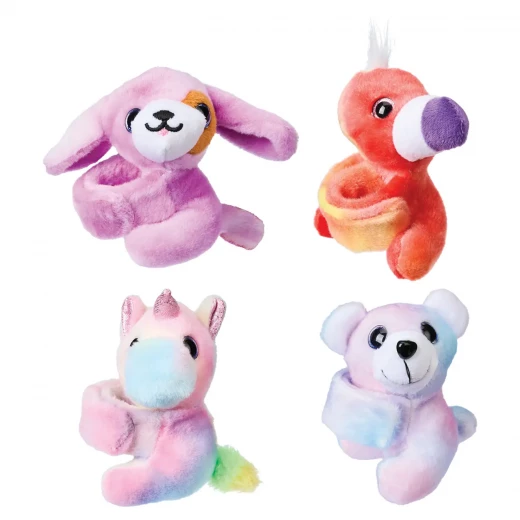 JARU, Plushy Gushee Huggy Wraps Wrist Plush Toy 4 Inch Ultra Soft Wearable Plush for Kids Random Style 1 Piece JARU, Plushy Gushee Huggy Wraps Wrist Plush Toy 4 Inch Ultra Soft Wearable Plush for Kids Random Style 1 Piece