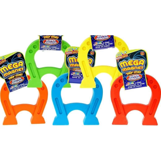 JARU, Mega Horseshoe Magnet Toy Set for Kids 6 Pieces Each Random Color with Bouncy Ball Educational Hands-On Science Learning Enhancing Focus Fine Motor Skills JARU, Mega Horseshoe Magnet Toy Set for Kids 6 Pieces Each Random Color with Bouncy Ball Educational Hands-On Science Learning Enhancing Focus Fine Motor Skills