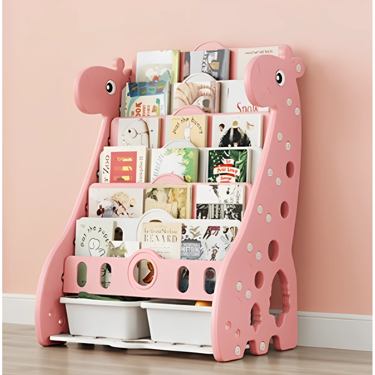 Eduplay , Giraffe Theme 7 Layer Bookshelf , Kids Plastic Cabinet ...