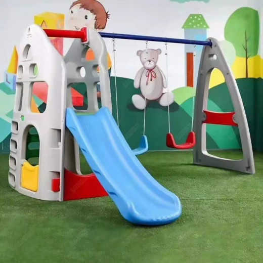 بيت لعب للأطفال مجموعة ألعاب متعددة الوظائف بيت لعب للأطفال مع زلاجة وأرجوحات ومناطق تسلق ونفق للاختباء وتسلية لا نهائية من إديو بلاي بيت لعب للأطفال مجموعة ألعاب متعددة الوظائف بيت لعب للأطفال مع زلاجة وأرجوحات ومناطق تسلق ونفق للاختباء وتسلية لا نهائية من إديو بلاي