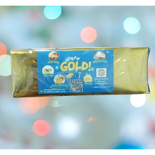 K Toys , Dig For Gold! Ounce Shape , Dig and Find a Real Gold - K Toys - Image 2