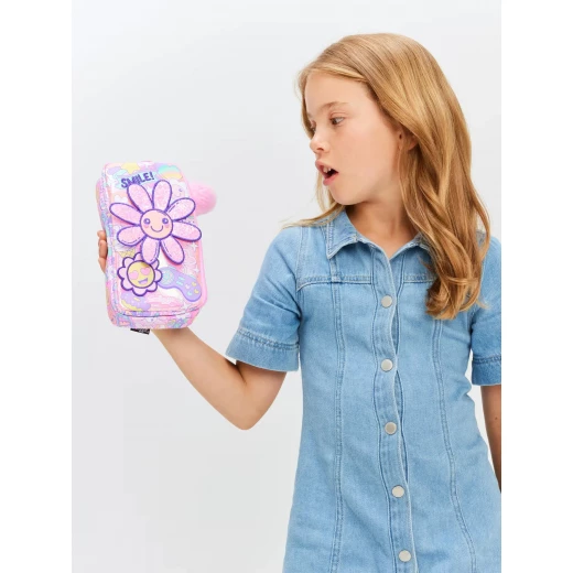 مقلمة جيب بتصميم وردة من سميغل - Smiggle - Image 5