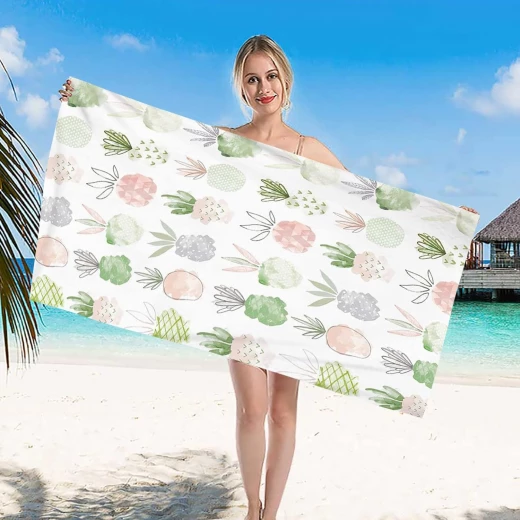 منشفة الشاطئ مستطيلة , 80*160سم , فواكه من أكوا بونشو - اكوا بونشو - Image 4