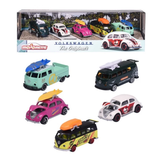 Majorette | Volkswagen The Originals Model Car metal | 5 Pack | Random Majorette | Volkswagen The Originals Model Car metal | 5 Pack | Random
