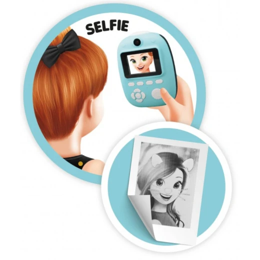 Buki, Camera Printer Thermal Technology Black and White Prints Dual Lens Selfies Filters Flash 2 Inch Screen 4GB Micro SD Card Paper Rolls Rechargeable Battery Suitable for Kids Ages 6 and Up - Buki - Image 3