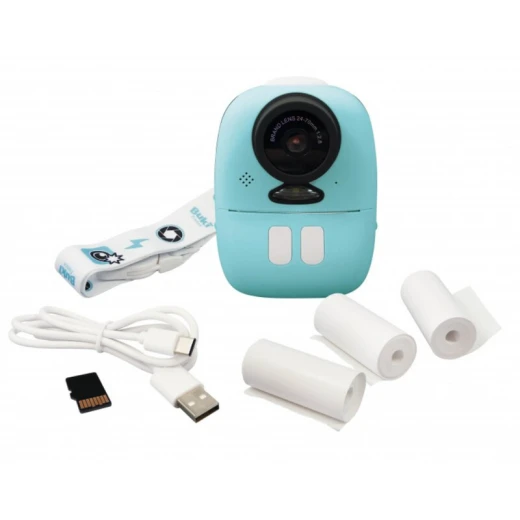 Buki, Camera Printer Thermal Technology Black and White Prints Dual Lens Selfies Filters Flash 2 Inch Screen 4GB Micro SD Card Paper Rolls Rechargeable Battery Suitable for Kids Ages 6 and Up - Buki - Image 7