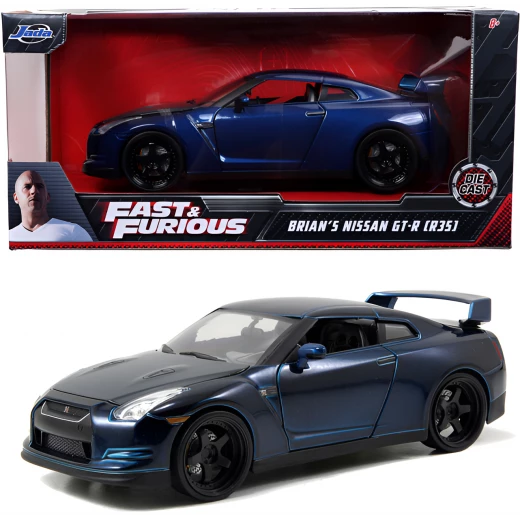 JADA, Fast and Furious Diecast Nissan GT-R 2009, 1:24 JADA, Fast and Furious Diecast Nissan GT-R 2009, 1:24