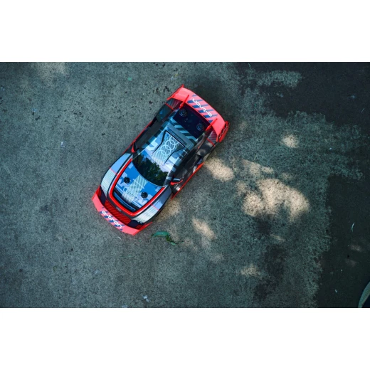 Dickie, RC Audi S1 E-Tron Quattro Drift Car with 2-Channel Remote Control 2.4 GHz, Turbo, Drift Function, Spare Wheels, Rechargeable Battery, Speed up to 12 km/h, Suitable for Children Aged 6 Years and Older, Exciting Racing Experience - Dickie - Image 4