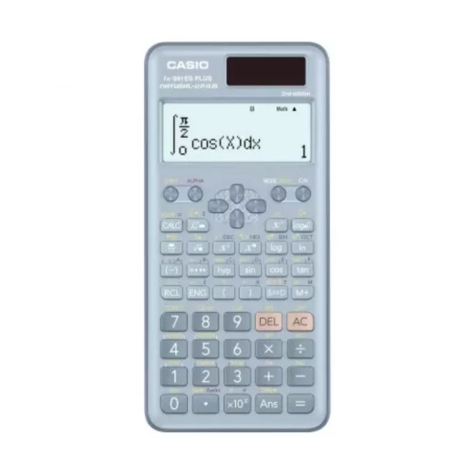 آلة حاسبة علمية Fx-991Es Plus-Bu الإصدار الثاني، 417 دالة وشاشة عرض من سطرين من كاسيو آلة حاسبة علمية Fx-991Es Plus-Bu الإصدار الثاني، 417 دالة وشاشة عرض من سطرين من كاسيو